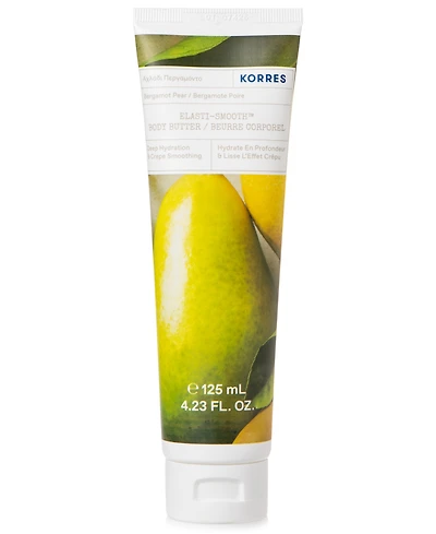 Korres Elasti-Smooth Bergamot Pear Body Butter, 4.23-oz.