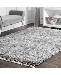 nuLoom Brooke KKEL04B Gray 5'3" x 7'7" Area Rug