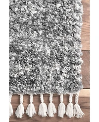 nuLoom Brooke KKEL04B Gray 5'3" x 7'7" Area Rug