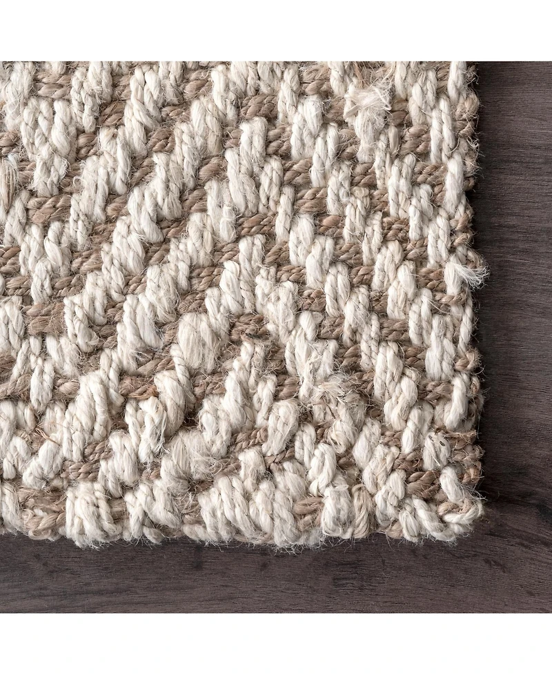 nuLoom Vania CLWA03A Ivory 5' x 8' Area Rug