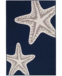 Closeout! Northern Weavers Vera Sea Star Duo 7'10" x 9'10" Outdoor Area Rug