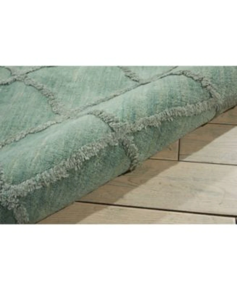 Nourison Home Lunette Lnt01 Aqua Rug