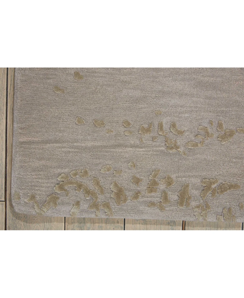 Nourison Home Opaline OPA08 Silver 5'6" x 7'5" Area Rug