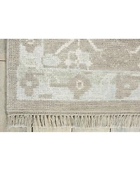 Nourison Home Elan ELN05 Gray 5'6" x 8' Area Rug