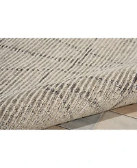 Nourison Home Ellora ELL02 Gray 5'6" x 7'5" Area Rug
