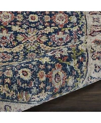 Nourison Home Ankara Global Anr13 Navy Multi Rug