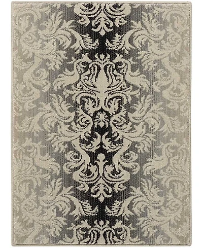 Nourison Home Riviera RI06 Charcoal 3'6" x 5'6" Area Rug