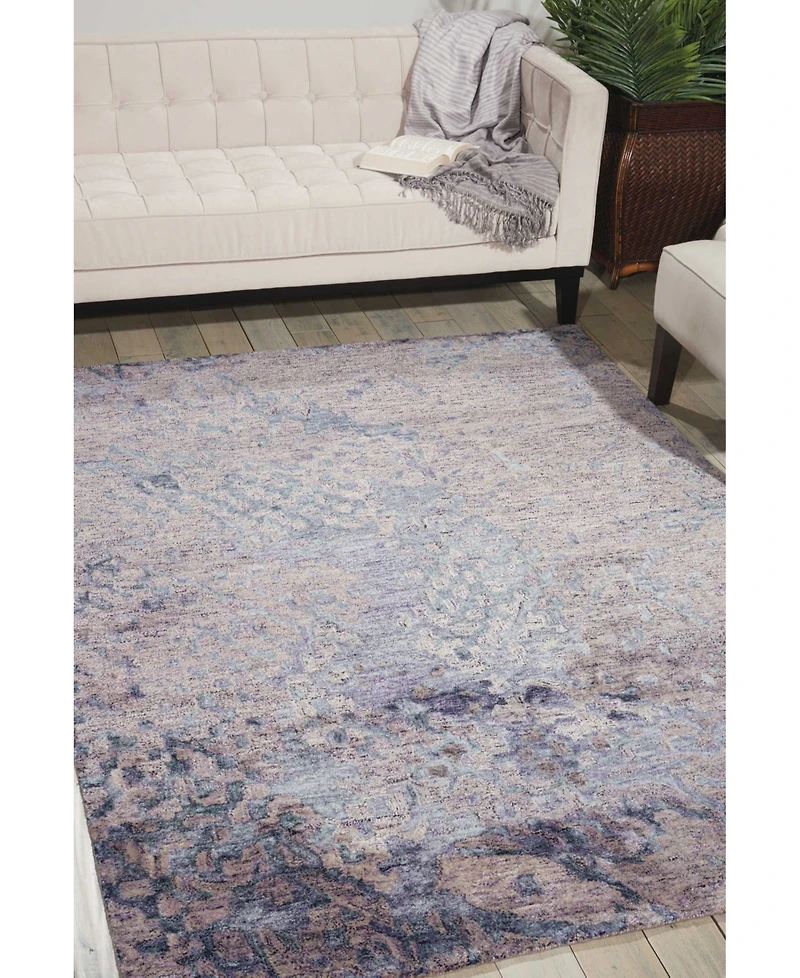 Nourison Home Gemstone GEM05 Sapphire 5'6" x 7'5" Area Rug