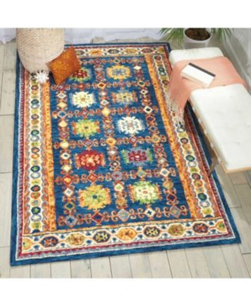 Nourison Home Vivid Viv09 Navy Rug
