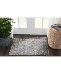 Nourison Home Ellora Ell04 Charcoal Rug