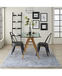 Nourison Home Lucent LCN01 Mist 3'9" x 5'9" Area Rug