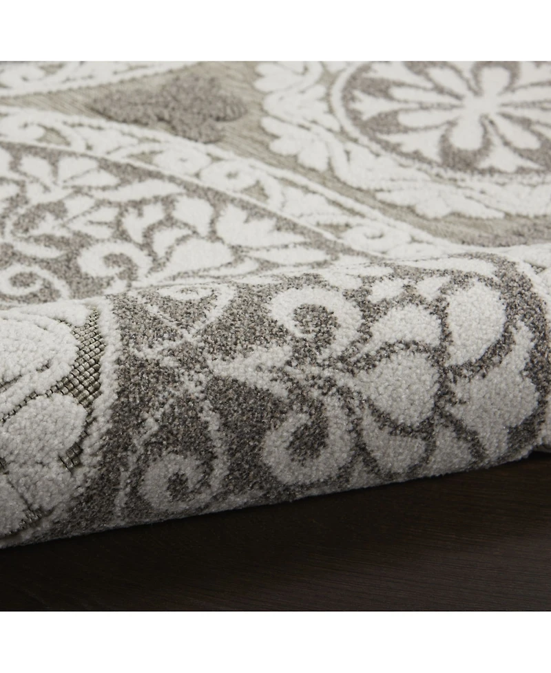 Nourison Home Key Largo KLG03 Taupe 5'3" x 7'3" Outdoor Area Rug