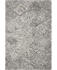 Nourison Home Interlock Lnk01 Charcoal Rug