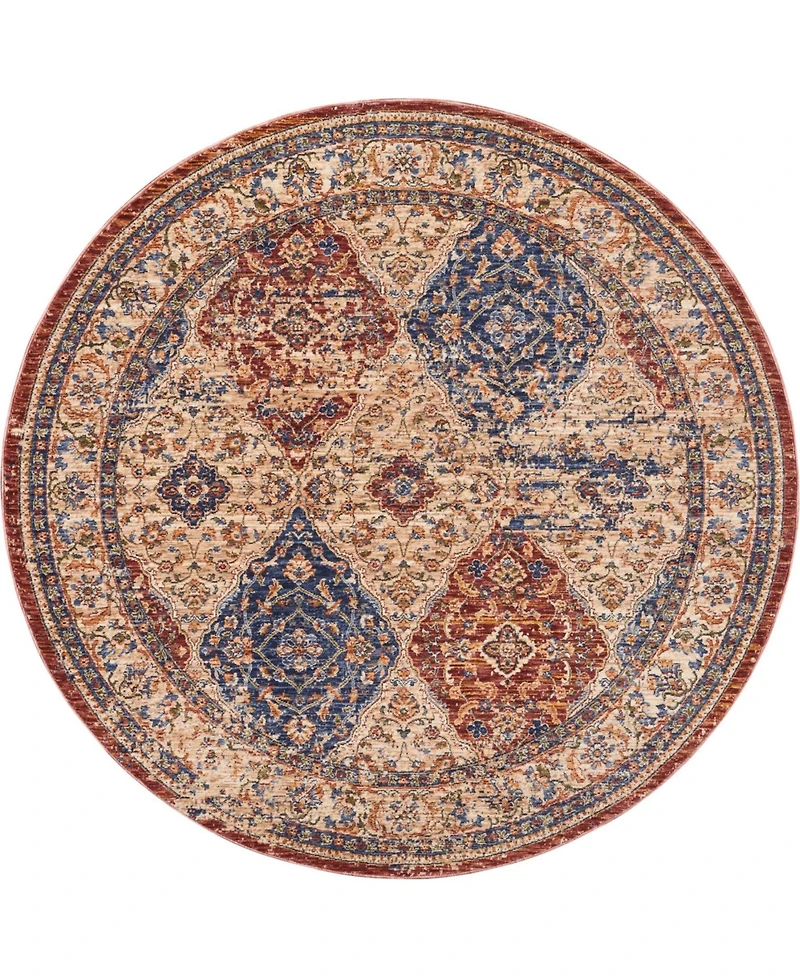 Closeout! Nourison Home Lagos LAG04 Mist 5'3" x 7'6" Area Rug
