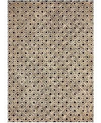 Nourison Home Deco Mod DEC02 Black 5'3" x 7'4" Area Rug