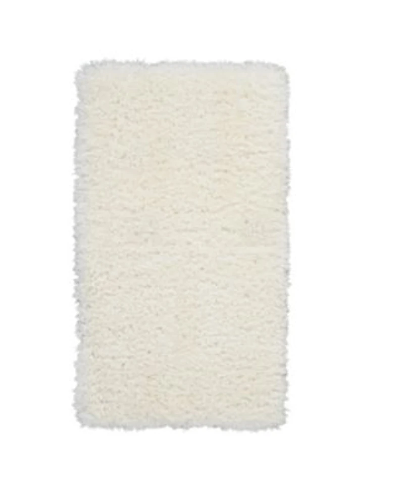 Nourison Home Luxe Shag Lxs01 Ivory Rug