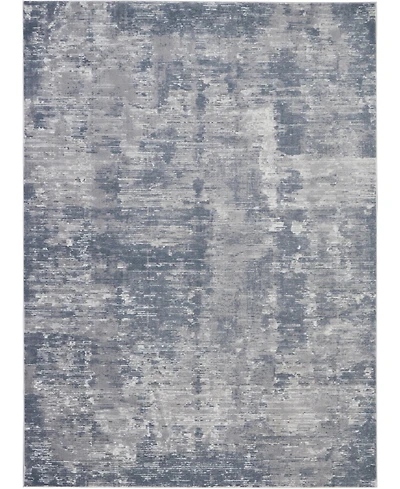 Nourison Home Rustic Textures RUS05 Gray 7'10" x 10'6" Area Rug