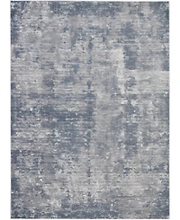 Nourison Home Rustic Textures RUS05 Gray 7'10" x 10'6" Area Rug