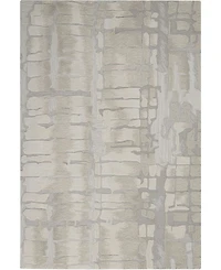 Nourison Home Symmetry SMM04 Ivory 5'3" x 7'9" Area Rug