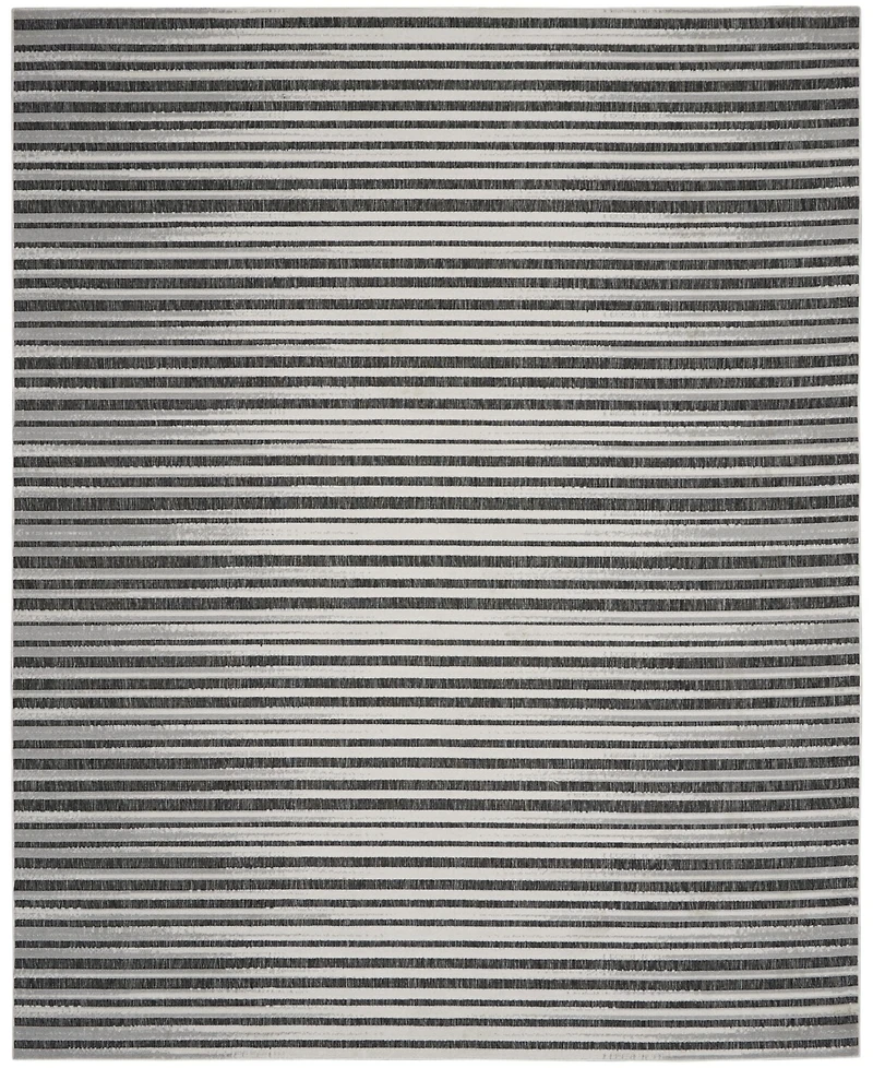 Nourison Home Key Largo KLG01 Onyx 7'10" x 9'10" Outdoor Area Rug