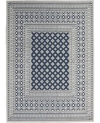 Nourison Home Key Largo KLG02 Blue 7'10" x 9'10" Outdoor Area Rug
