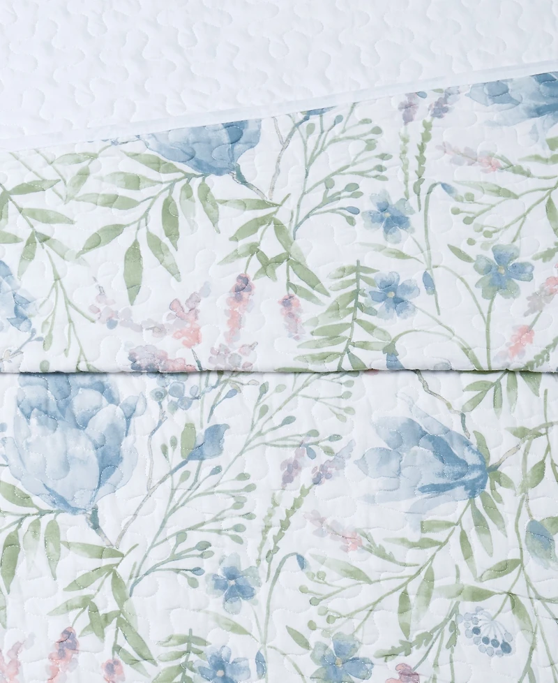 Cottage Classics Field Floral 3-Pc. Quilt Set, King