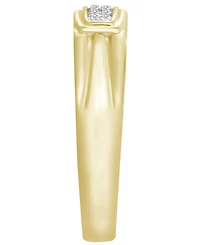 Men's Diamond Accent Band in 10K Yellow Gold