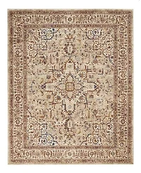 Mink Home Taza Heriz TAZ02 Beige 9'10" x 13'2" Area Rug