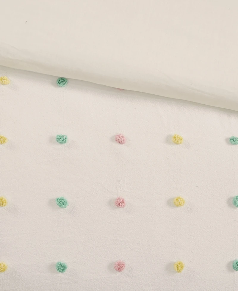 Intelligent Design Callie Pom Pom 4-Pc. Duvet Cover Set, Twin/Twin Xl