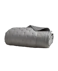 Closeout! Donna Karan Home Essential Silk Quilt, Full/Queen
