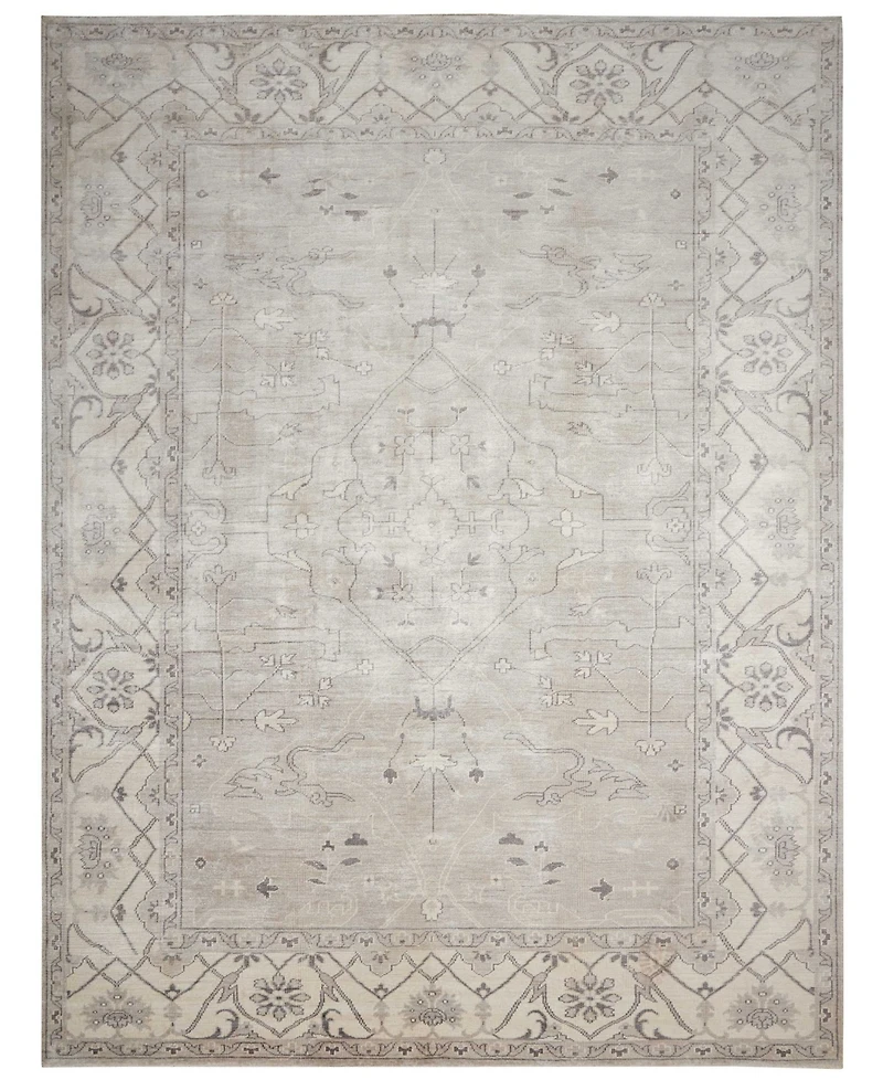 Nourison Home Aldora ALD01 Silver 7'9" x 9'9" Area Rug