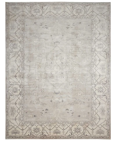 Nourison Home Aldora ALD01 Silver 7'9" x 9'9" Area Rug