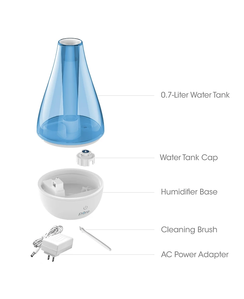 Pure Enrichment MistAire Studio Ultrasonic Cool Mist Humidifier