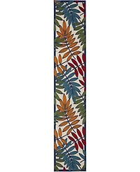 Nourison Home Aloha ALH18 Multi 2'3" x 12' Runner Rug