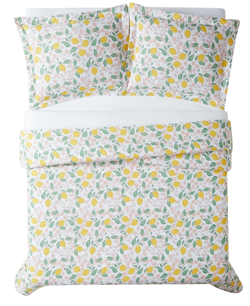 Brooklyn Loom Verbena 3-Pc. Duvet Cover Set, Full/Queen