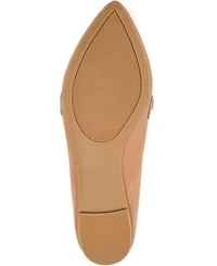 Journee Collection Women's Muriel Bow Detail Pointed Toe Flats