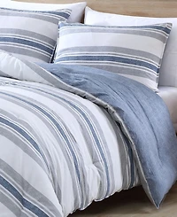 Nautica Bay Shore Reversible 3-Pc. Comforter Set, King