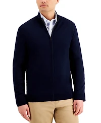 Club Room Men's Merino Zip-Front Sweater