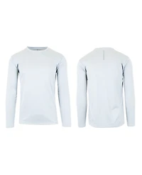 Galaxy By Harvic Men's Long Sleeve Moisture-Wicking Performance Tee