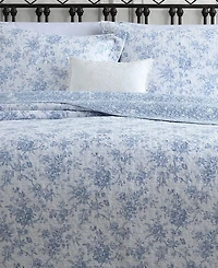 Laura Ashley Walled Garden Reversible 2 Piece Quilt Set, Twin