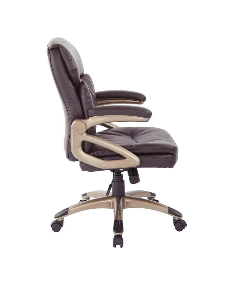 Osp Home Furnishings Executive Low Back Office Chair