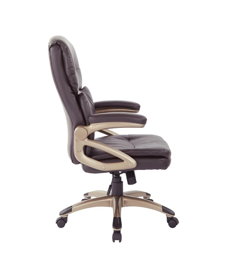 Osp Home Furnishings High Back Leather Executive Office Manager's Chair