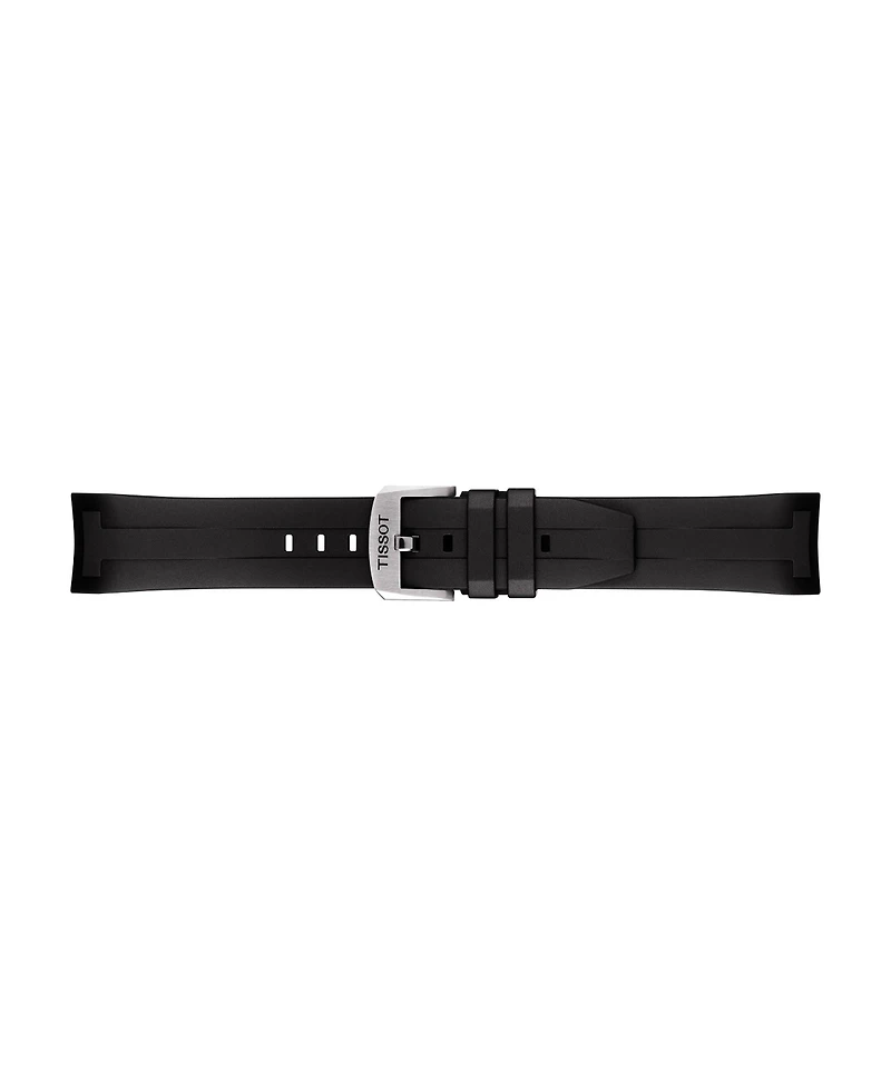 Tissot Men's Swiss Chronograph Seastar 1000 Black Rubber Strap Diver Watch 45.5mm
