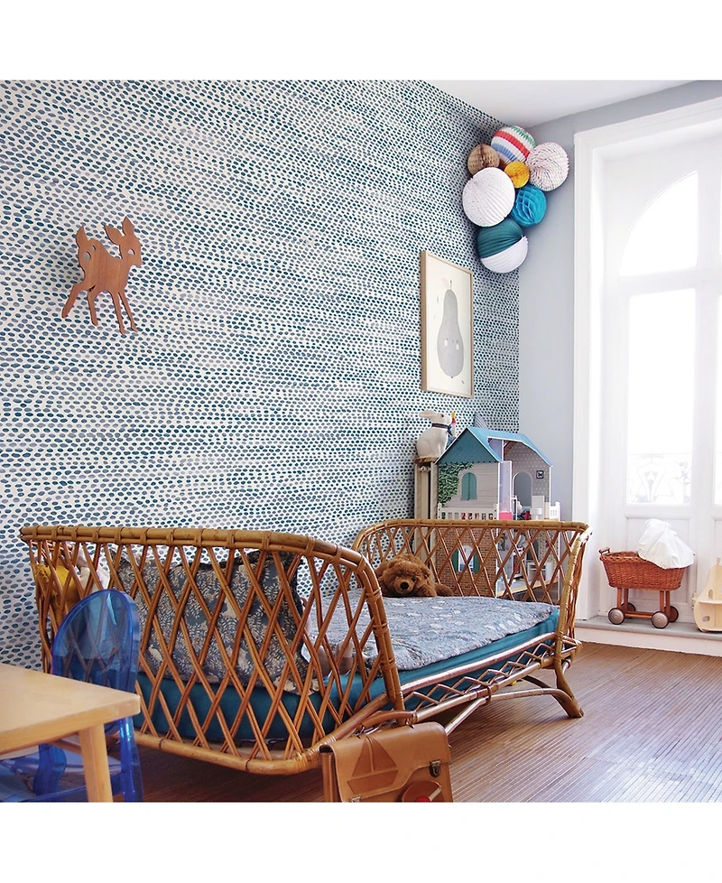 Tempaper Moire Dots Peel and Stick Wallpaper