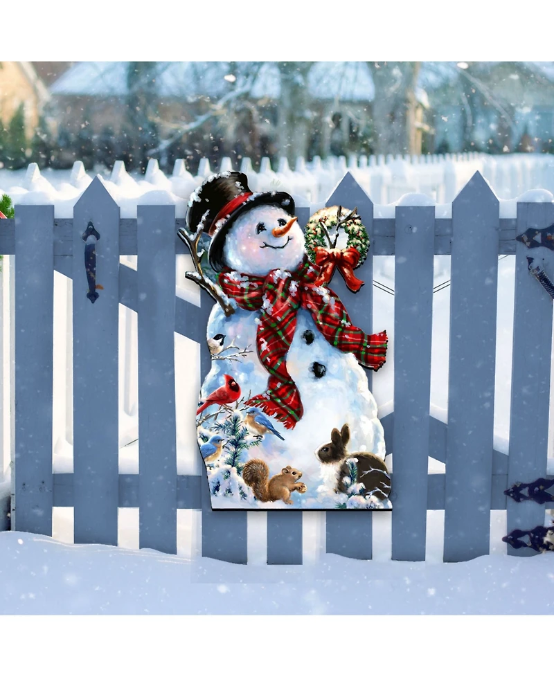 Designocracy by Dona Gelsinger an Old-Fashioned Christmas Wall and Door Hanger