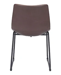Zuo Smart Dining Chair, Set of 2