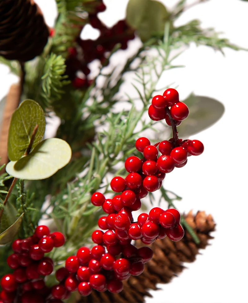 Glitzhome Christmas Floral Table Tree decor