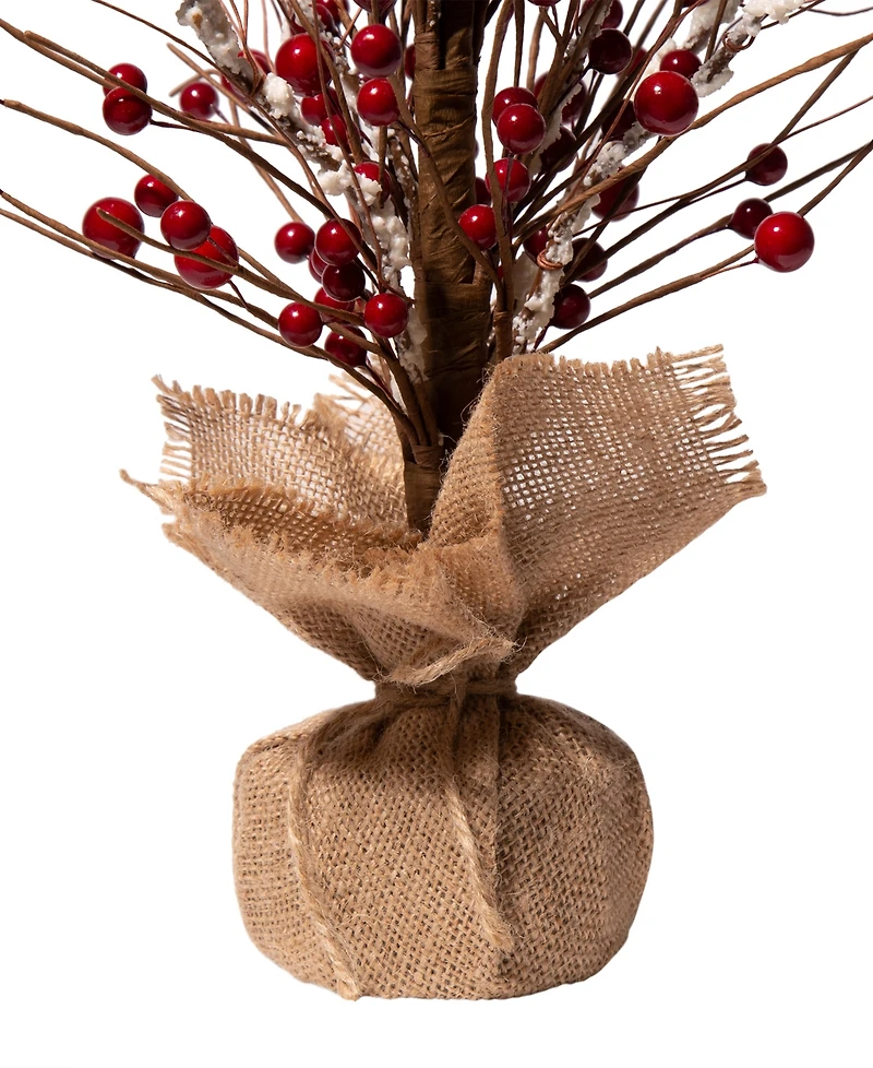 Glitzhome Christmas Berry Table Tree Decor