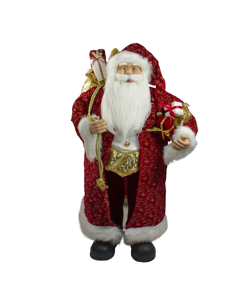 Northlight Santa Claus Christmas Figurine with Gis