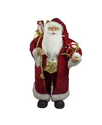 Northlight Santa Claus Christmas Figurine with Gis